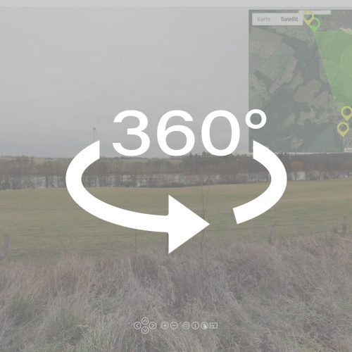 Standbild, 360° Panorama, Windkraftanlagen Herzfelde/Mittenwalde, Planung und Sichtachsen.